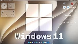 Windows 11, but It's macOS Golden Gate Now