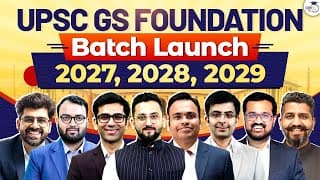 UPSC Live GS P2I Foundation Batches For 2027,  2028 & 2029 Starts On 6th June! | StudyIQ IAS