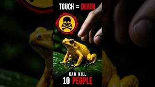 This Tiny Frog Can Kill 10 People! 🐸☠️ #Frog #Wildlife #Nature #Biology #Science
