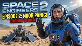 Space Engineers 2 Classic Survival Ep. 2 - Learning to Build My First Base