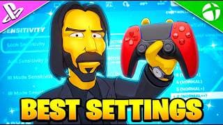 NEW Best Controller SETTINGS + Sensitivity in Fortnite Chapter 7