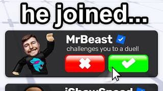 I Invited 100 Celebrities to Play Roblox Rivals!