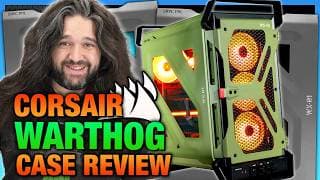 Corsair WARTHOG Gaming PC Case Review | Thermals, Noise, & Throwback